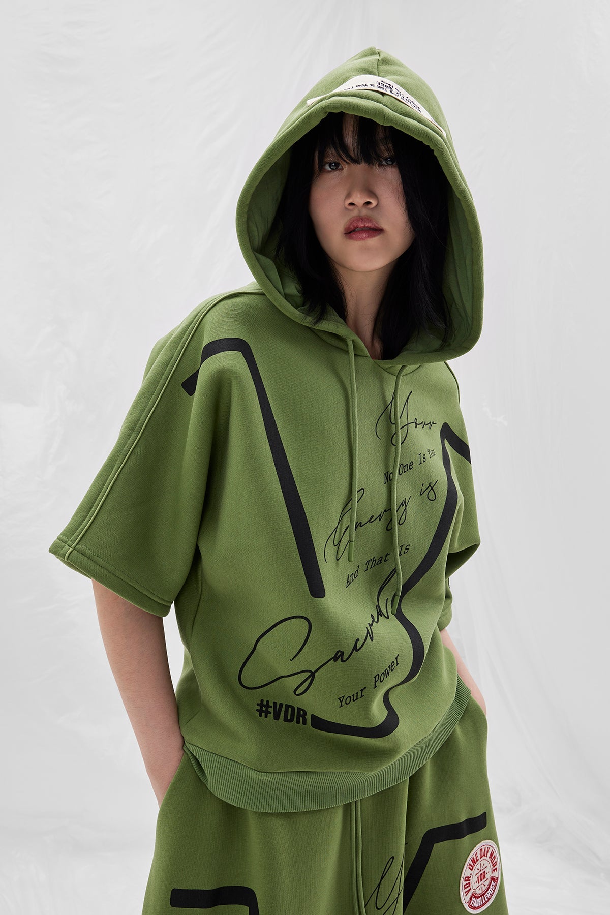 Olive Sw-shirt 14380