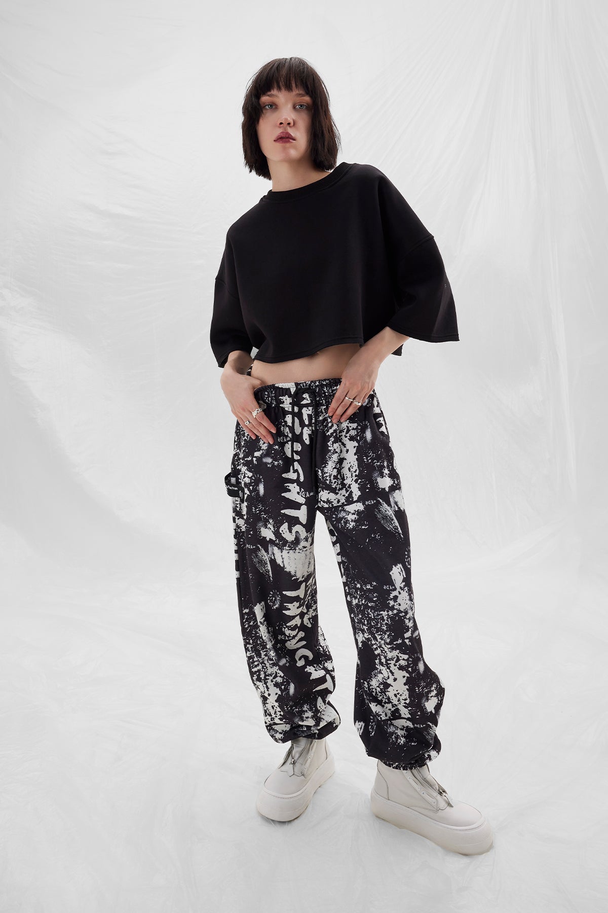 Nero Off White Pants 14416