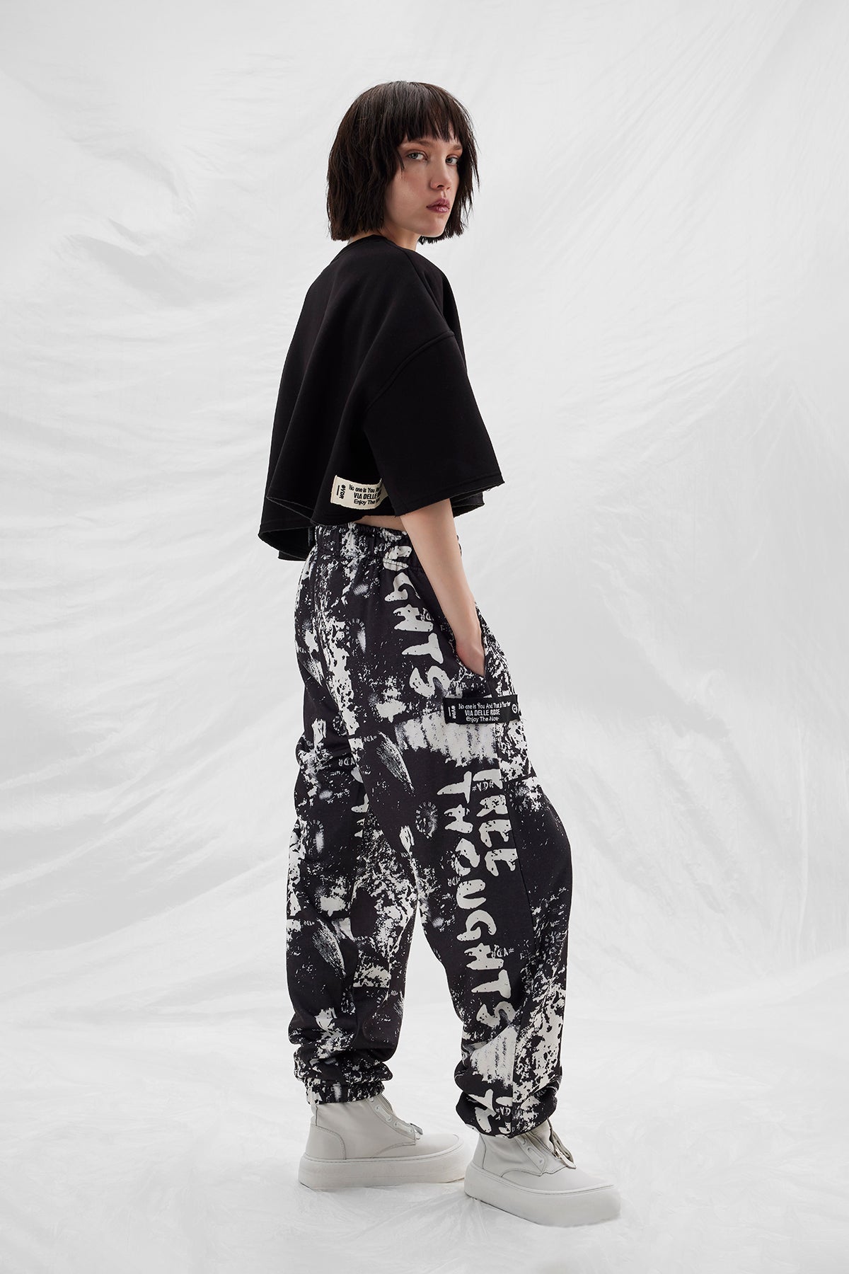 Nero Off White Pants 14416
