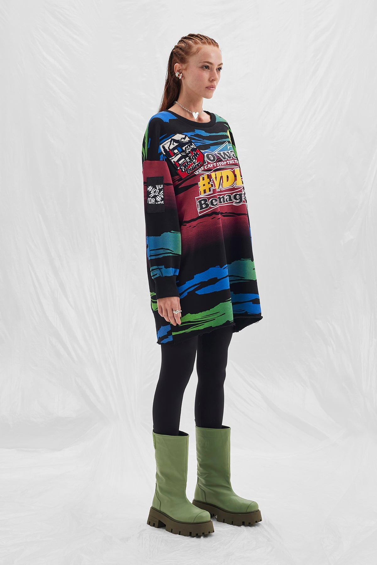 Multi Color Sw-shirt 14419
