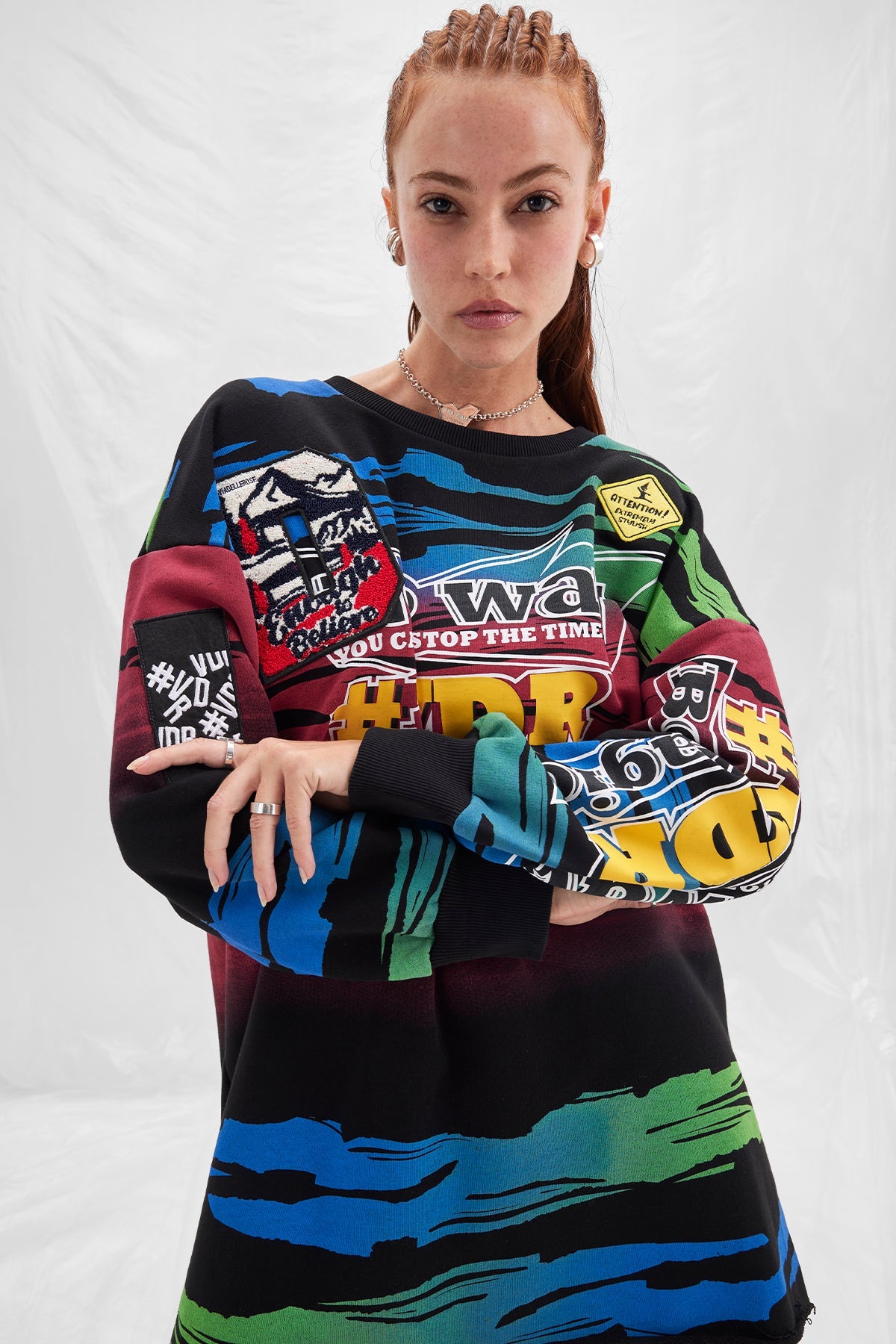 Multi Color Sw-shirt 14419