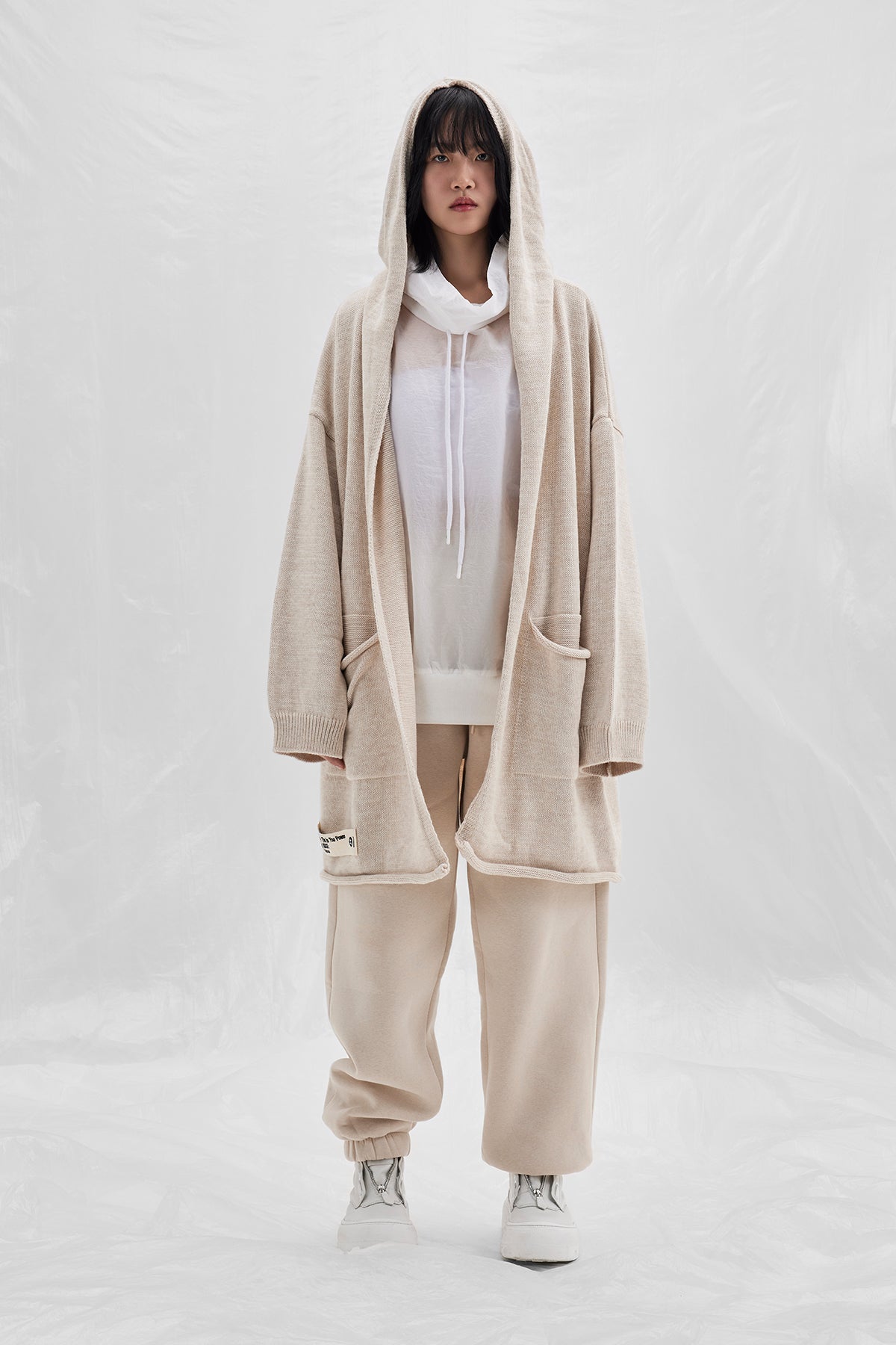 Beige Cardigan 14450