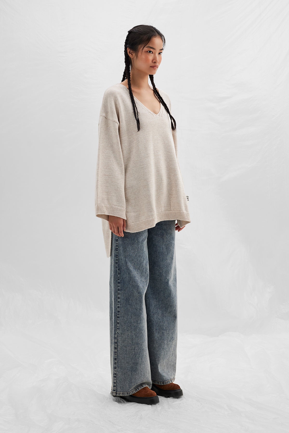 Beige Pullover 14452