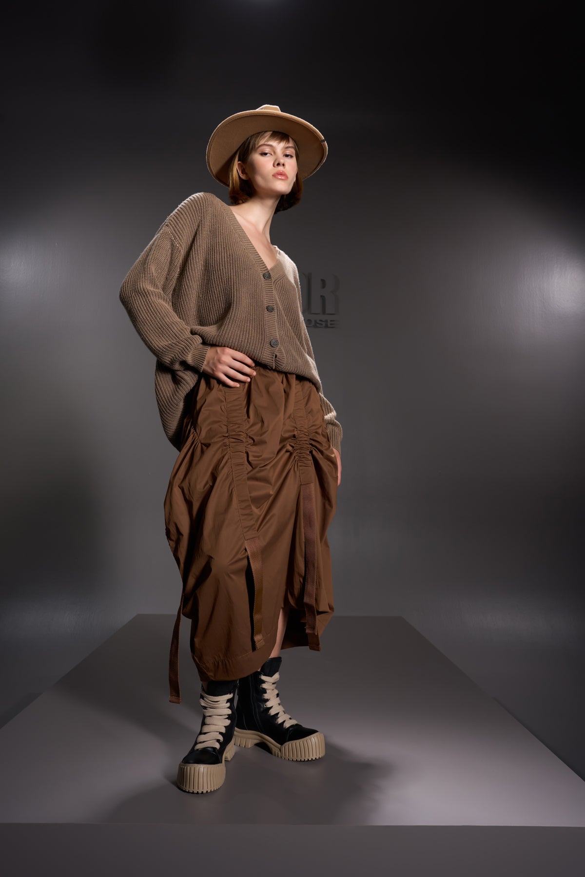 Tobacco Cardigan 16008