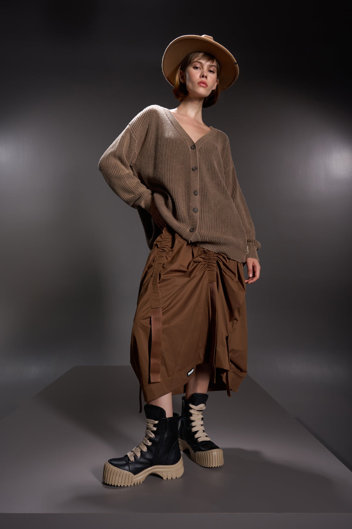 Tobacco Cardigan 16008