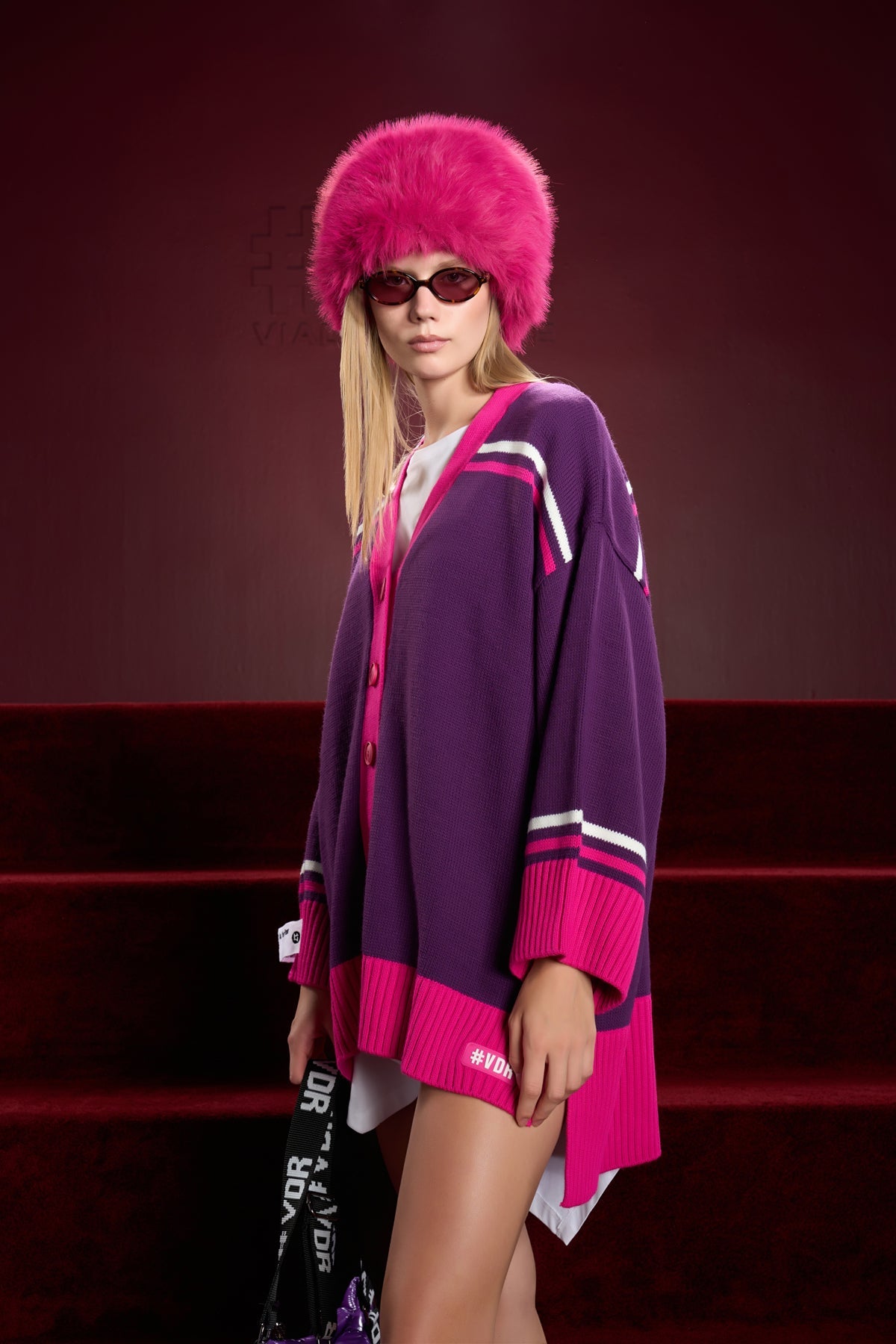 Viola Pink Cardigan 16029