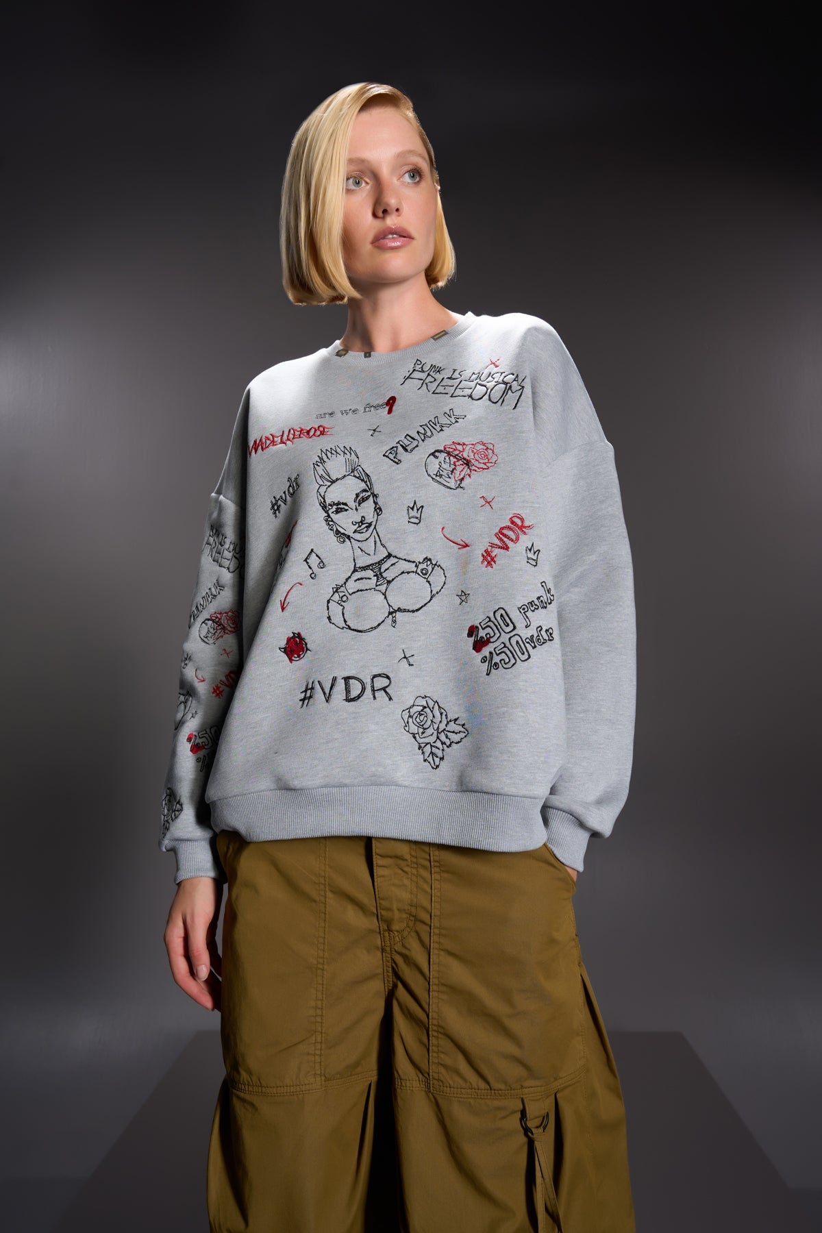 G. Melange Sw-shirt 16250