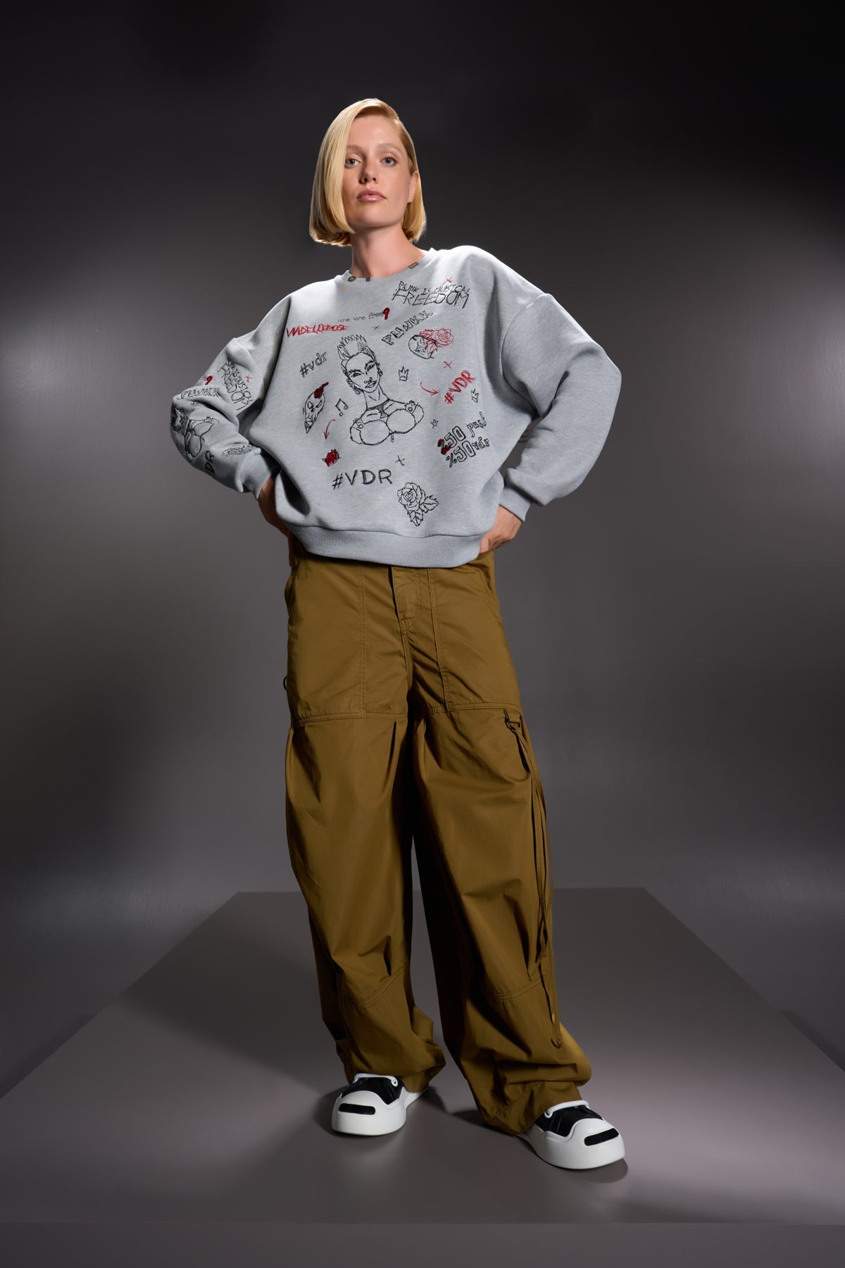 G. Melange Sw-shirt 16250