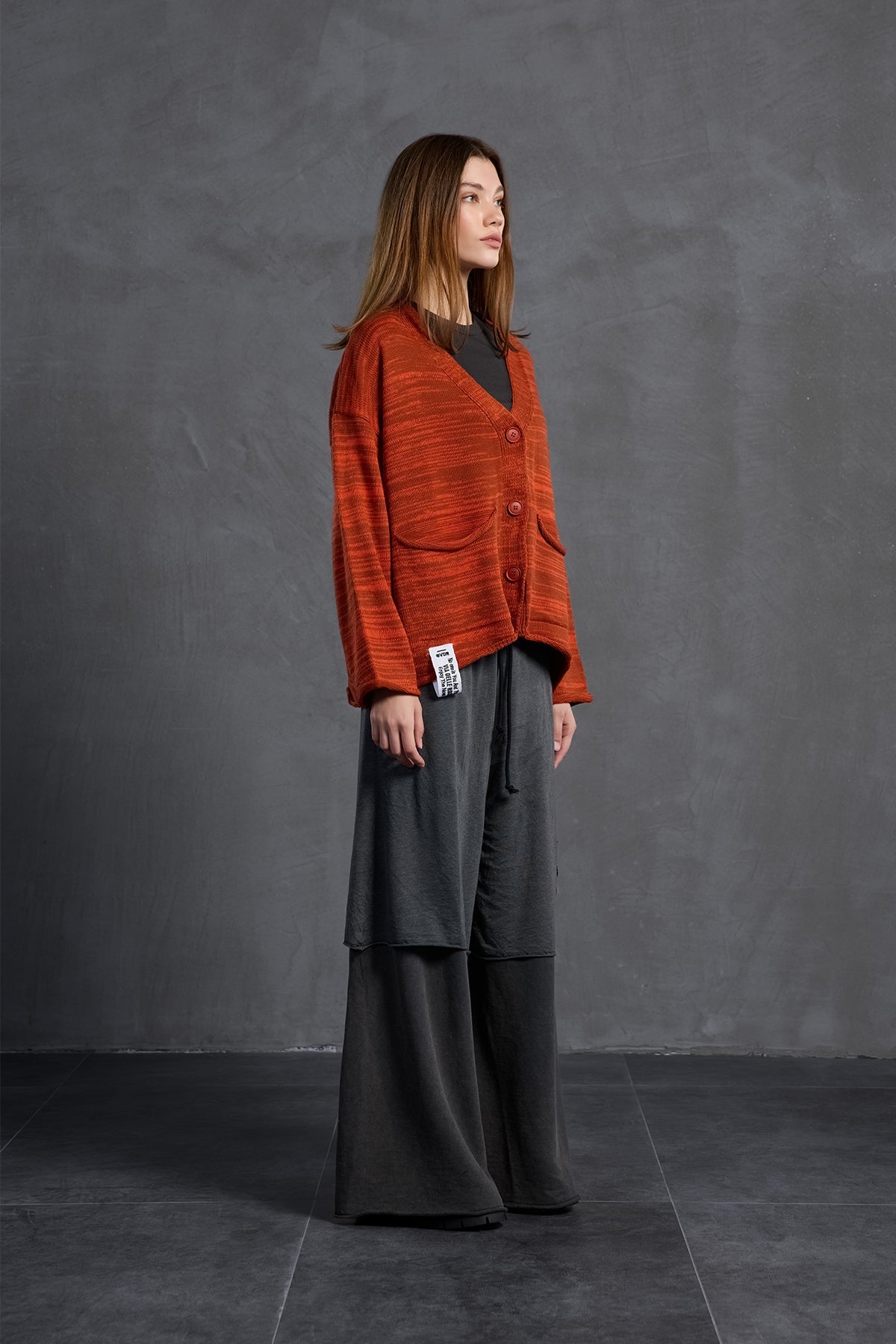 Black Wide-leg Oversized Trousers 18040