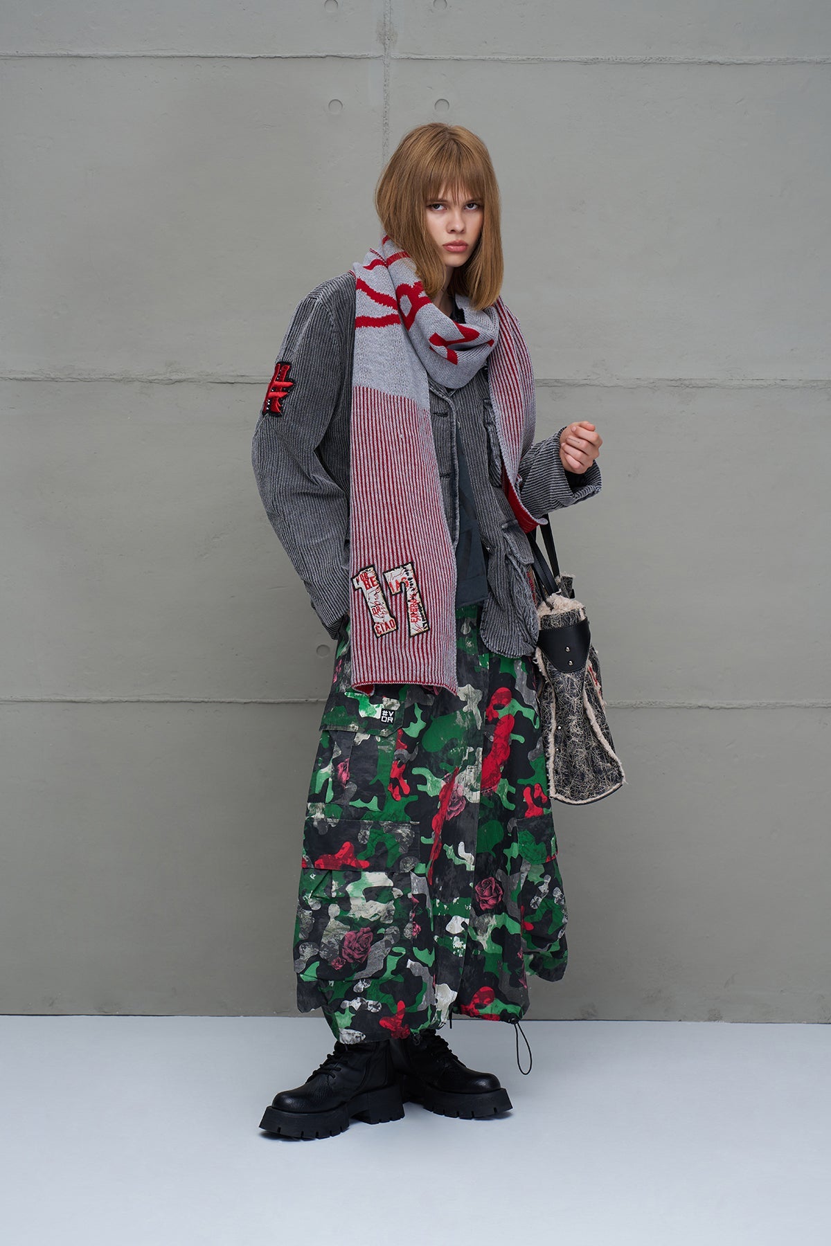 Anthracite Faded Effect Blazer Jacket 18078