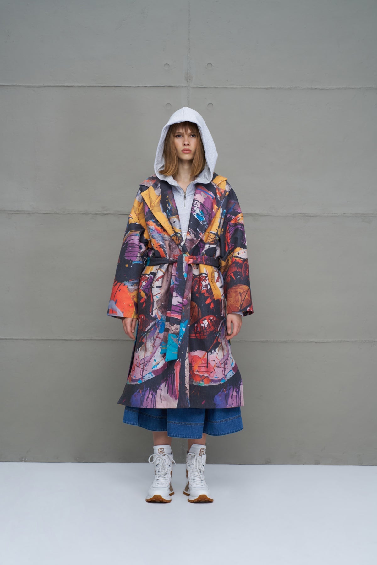 Multicolor Coat 18107