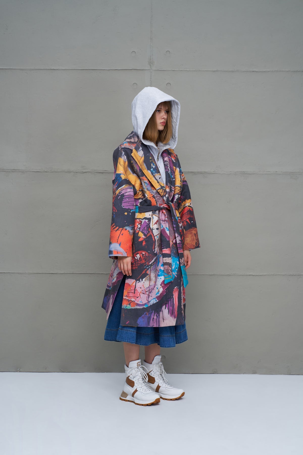 Multicolor Coat 18107