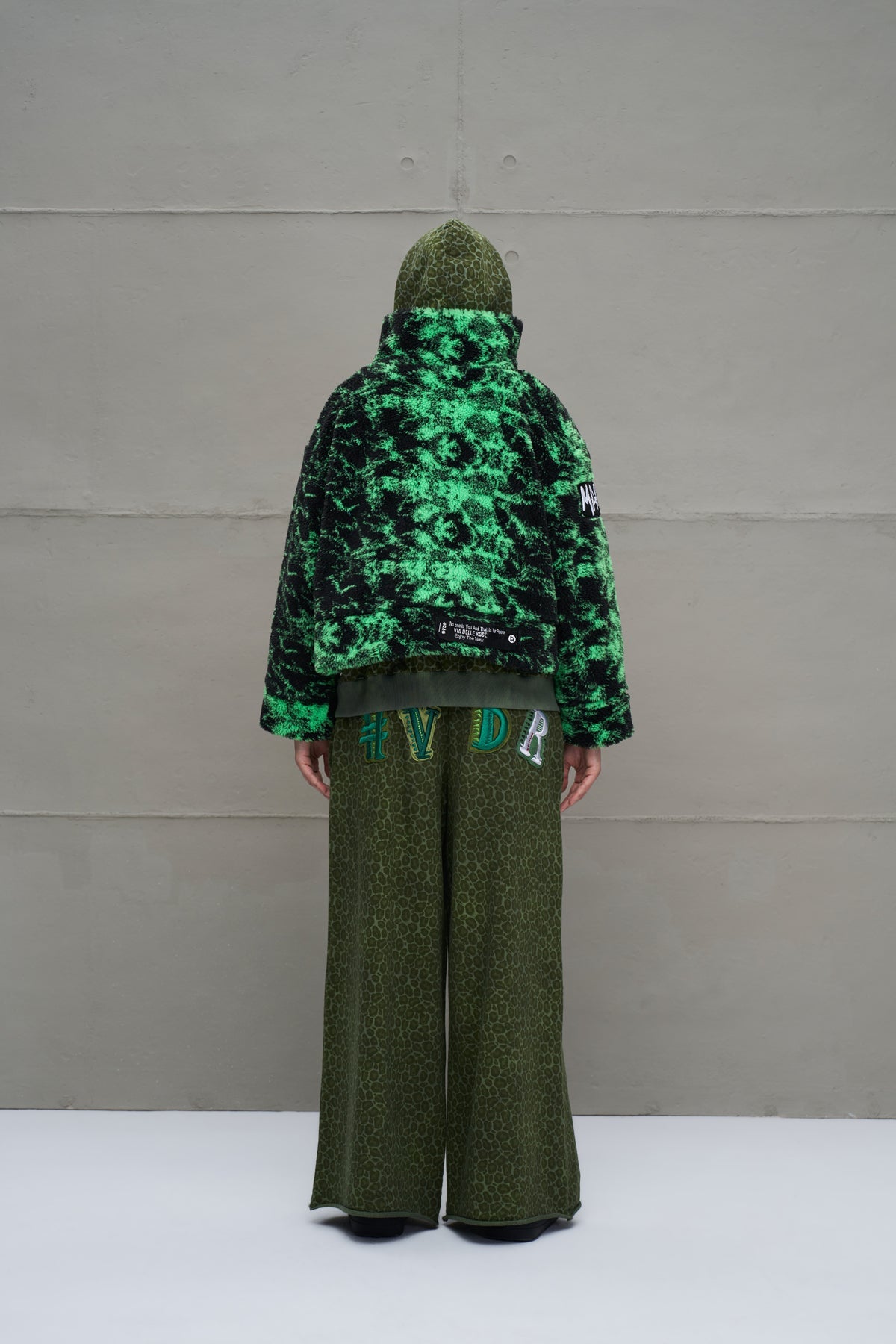 Black Neon Green Jacket 18131