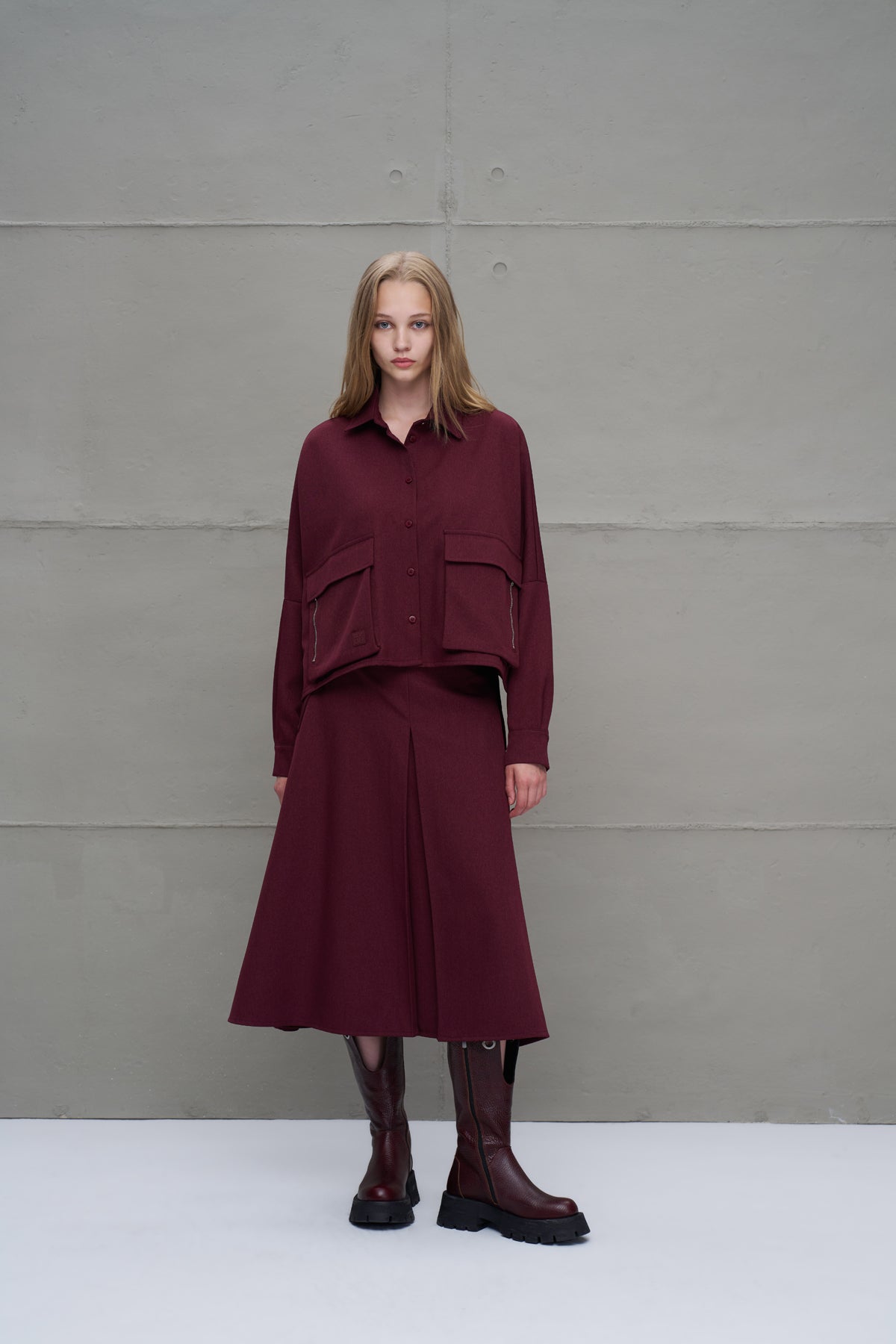 Burgundy Shirt 18197