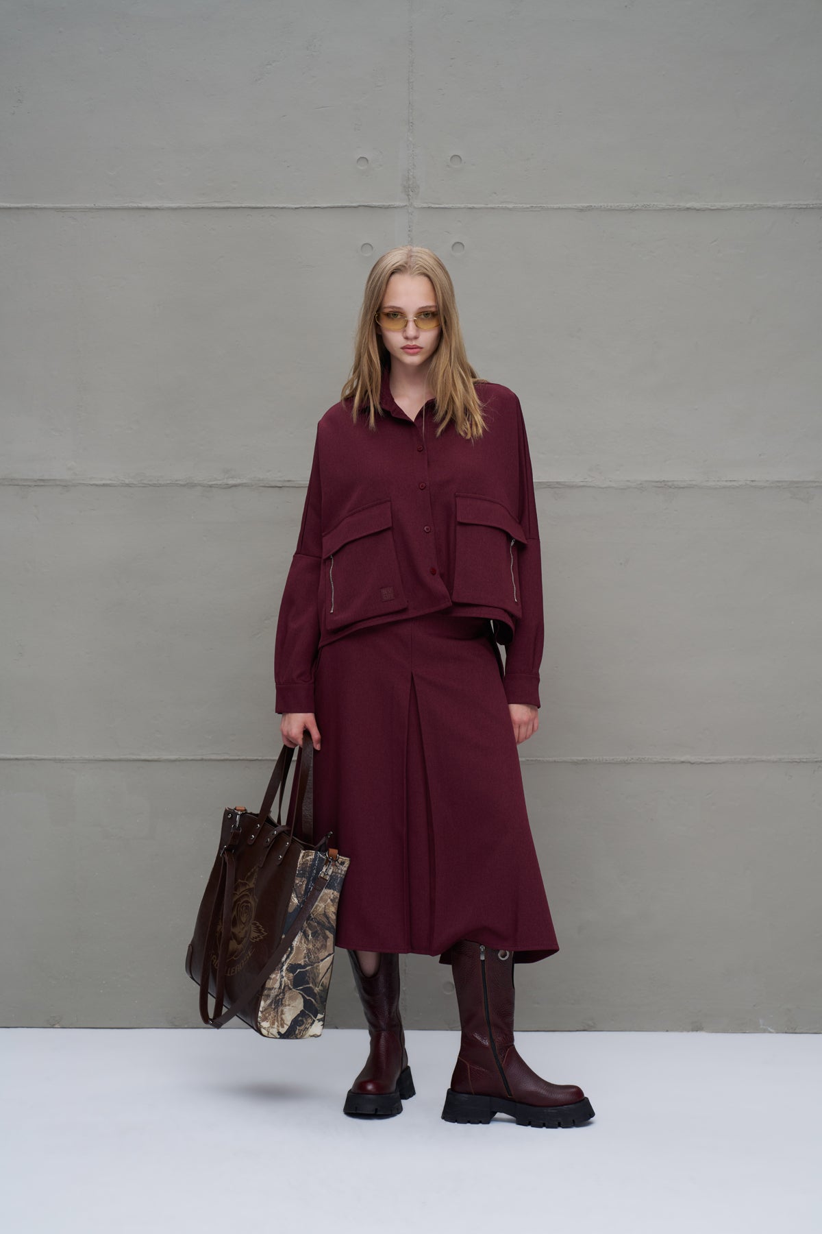 Burgundy Shirt 18197