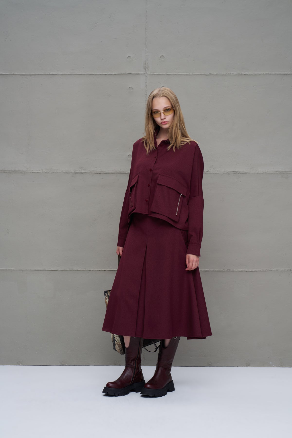 Burgundy Shirt 18197