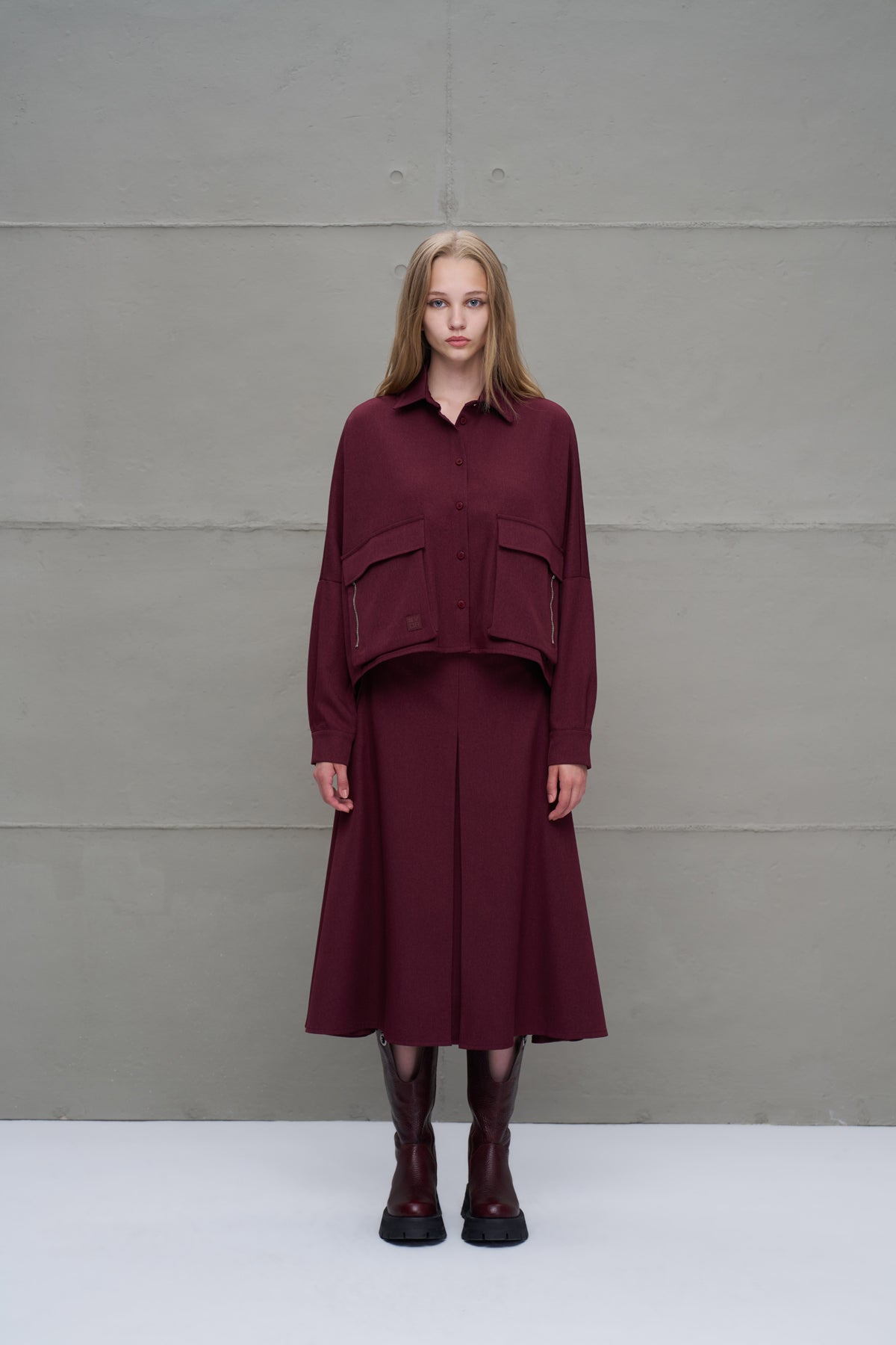 Burgundy Shirt 18197