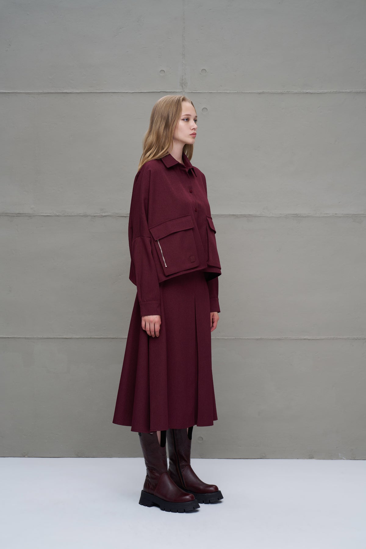 Burgundy Shirt 18197