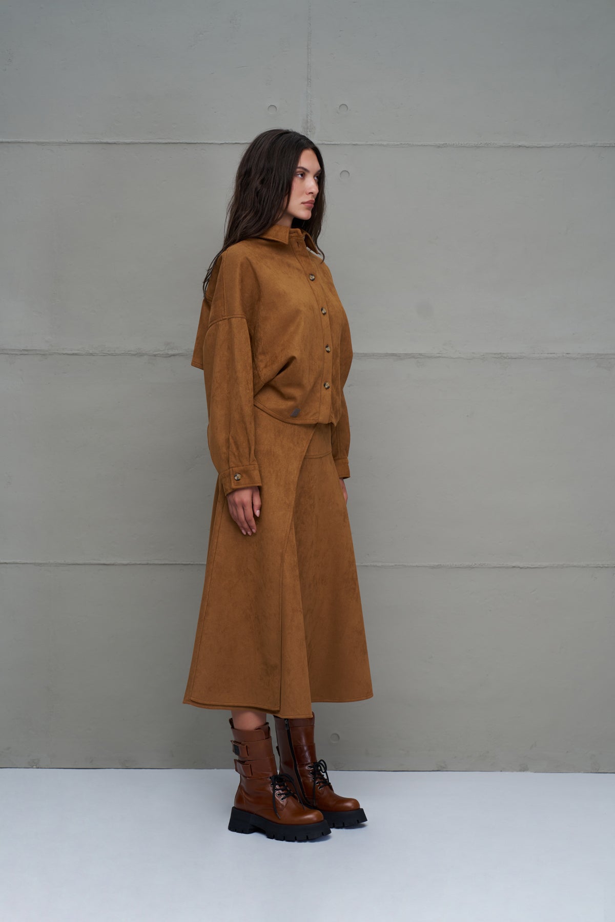 Brown Skirt 18208
