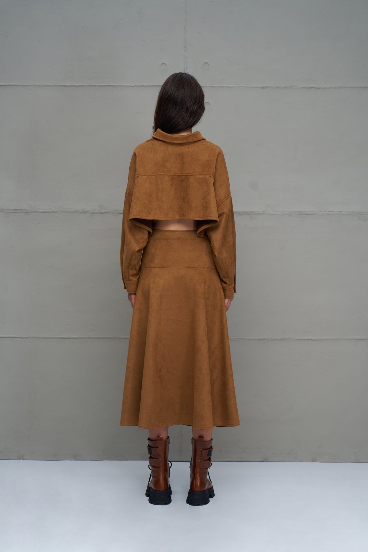 Brown Skirt 18208
