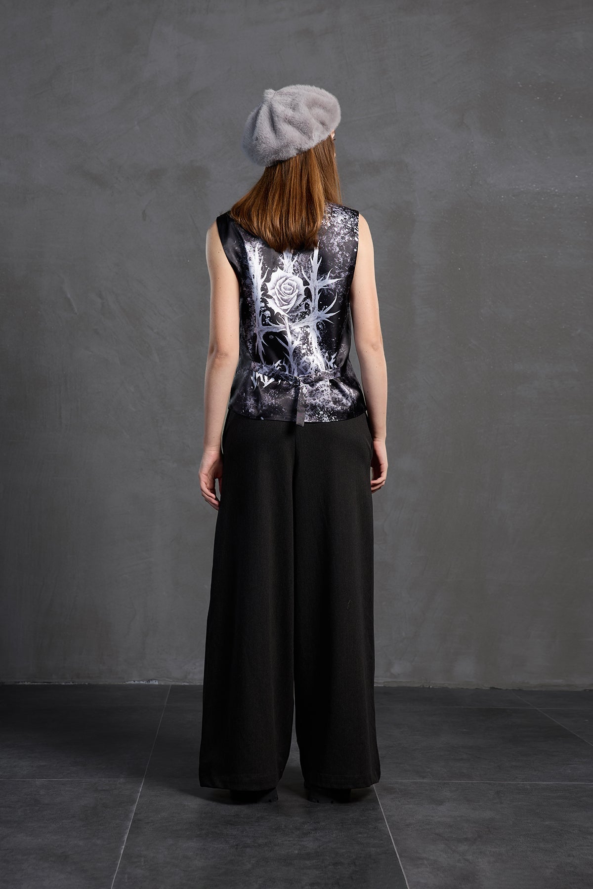 Black Belted Vest 18214