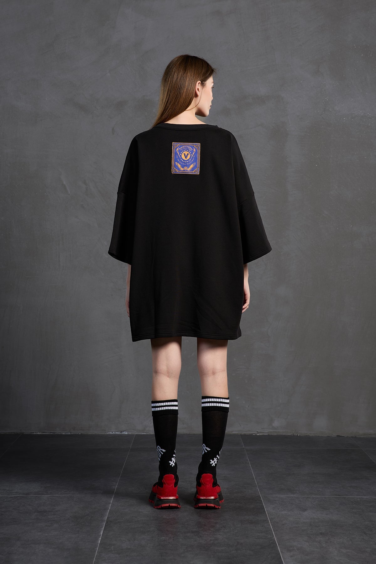 Black Oversized Sweatshirt 18215