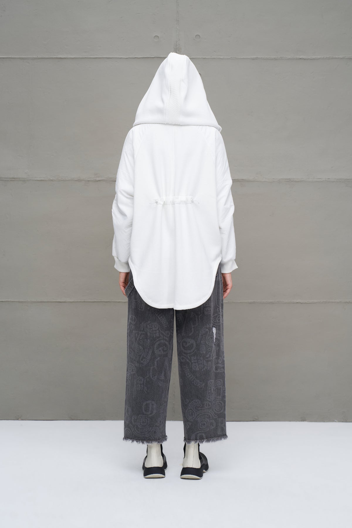 Off White Hooded Oversize Sweatshirt 18242