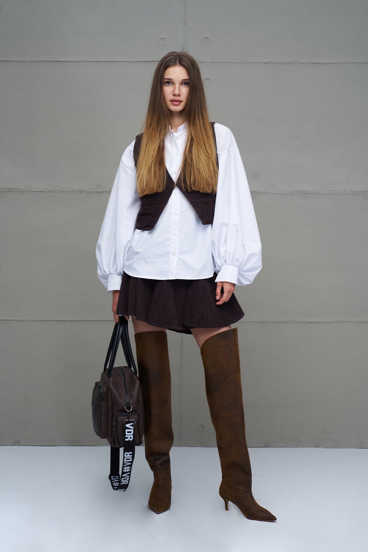 Brown Corduroy Vest 18266