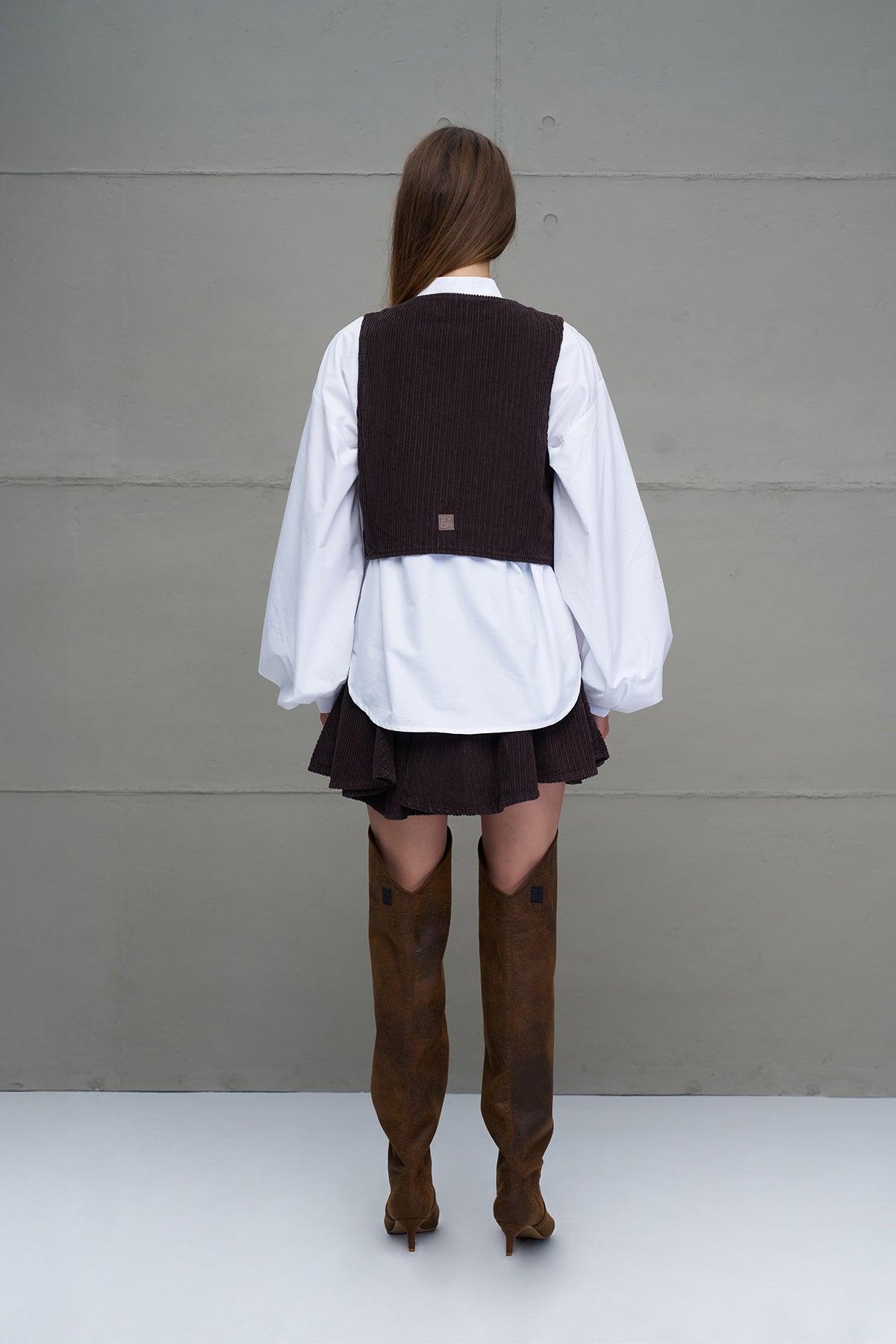 Brown Corduroy Vest 18266