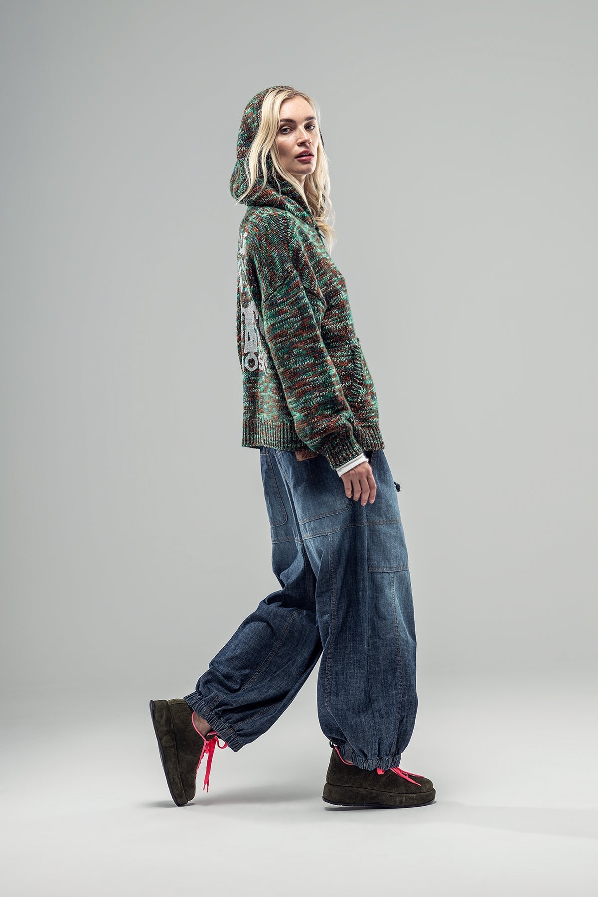 Multicolor Knit Sweater 20016