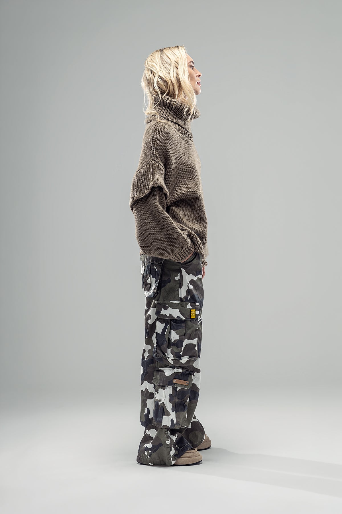 Light Brown Knit Sweater 20026