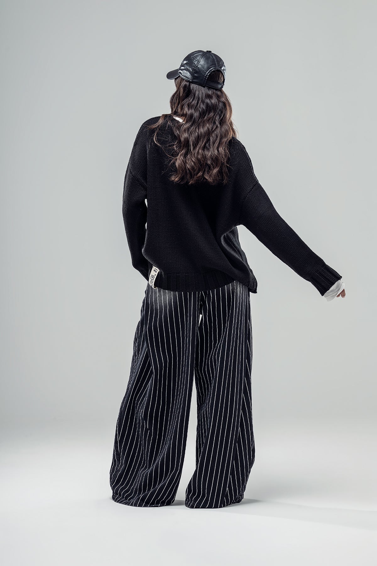 Black Knit Sweater 20031