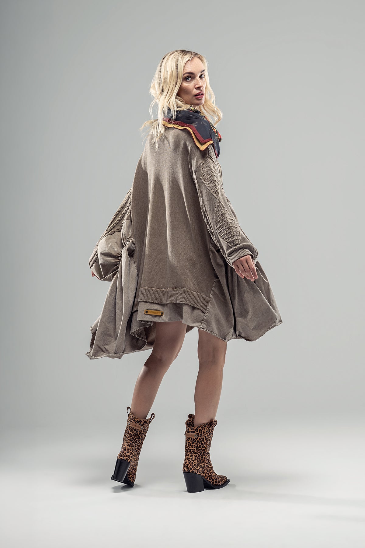 Light Brown Knit Tunic 20041