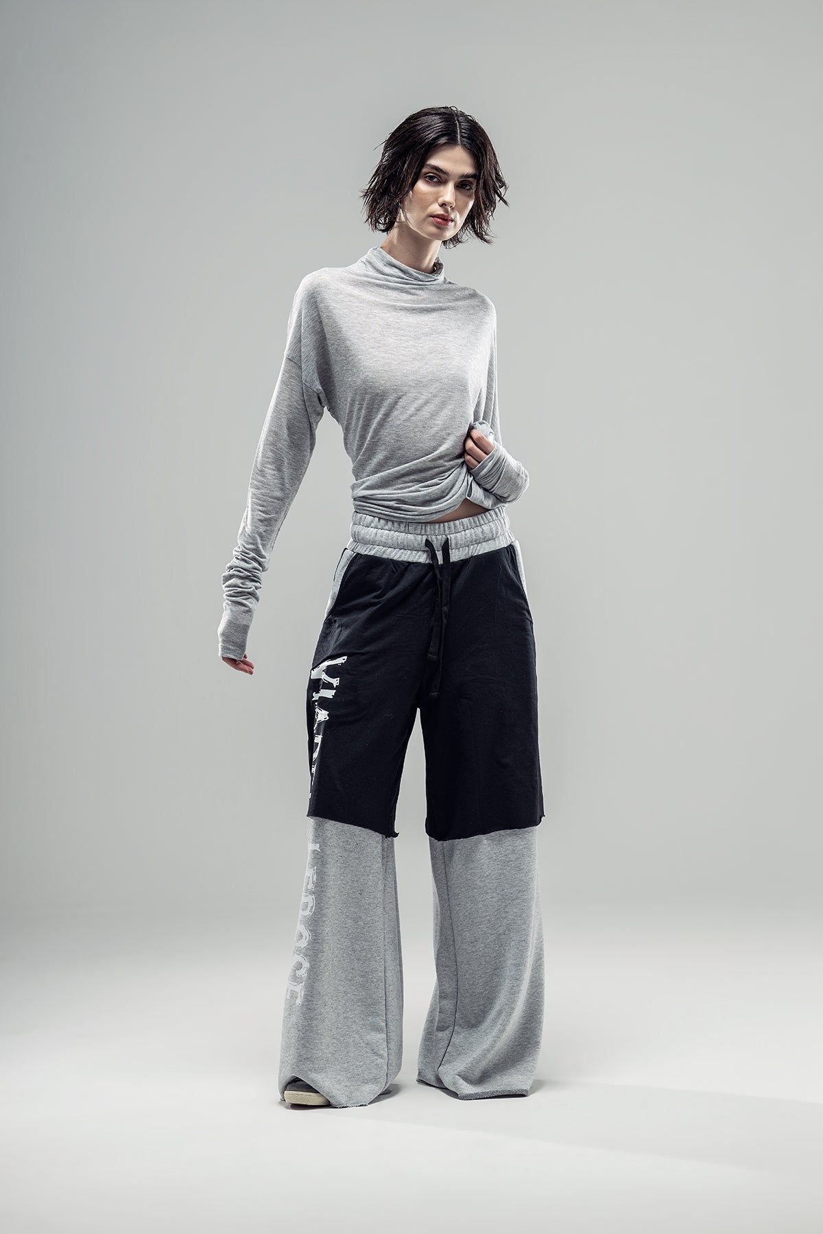 Grey Melange L S T-shirt 20276