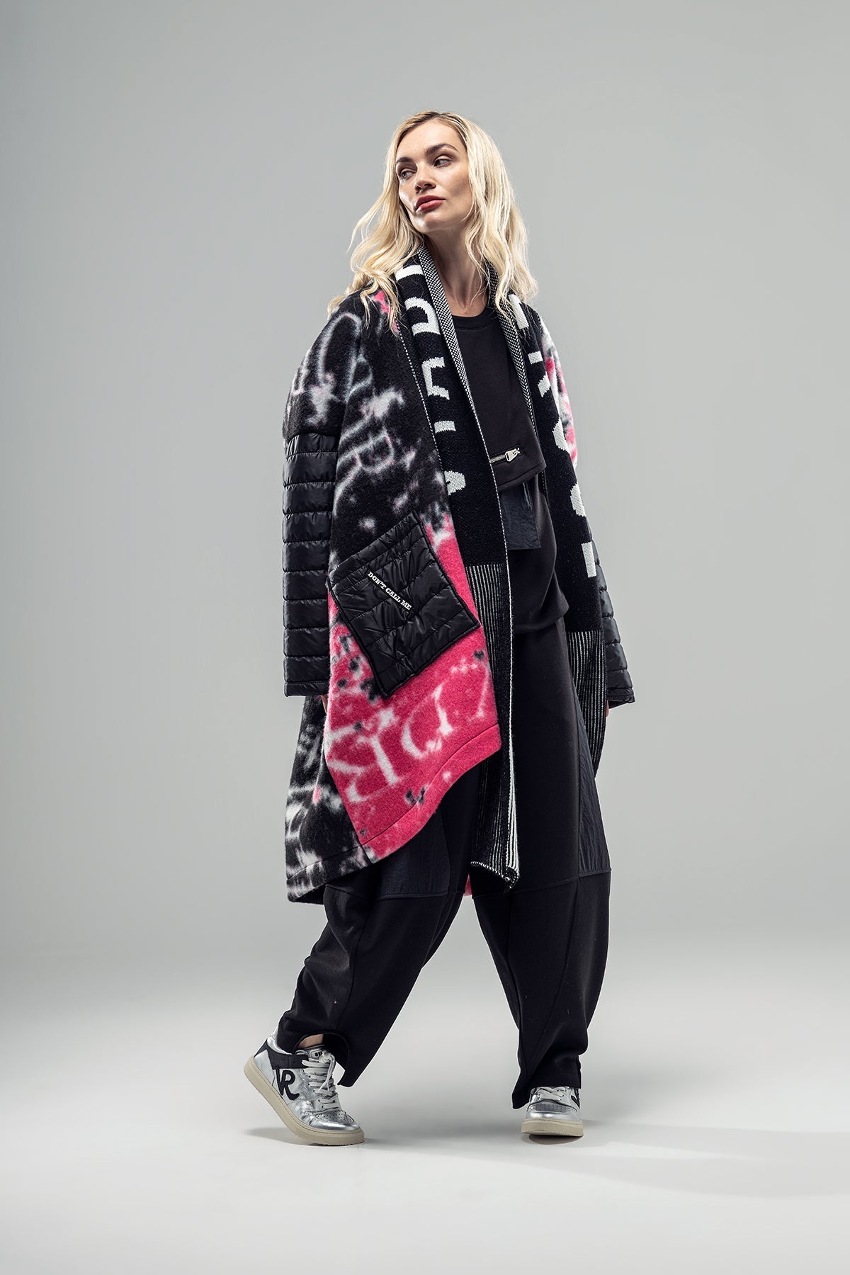 Black Pink Cardigan 20305