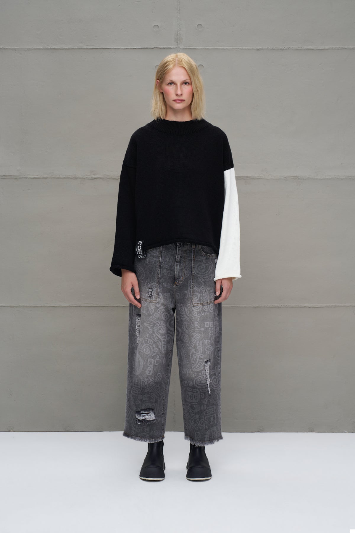 Black Ankle Leather Boots Wag