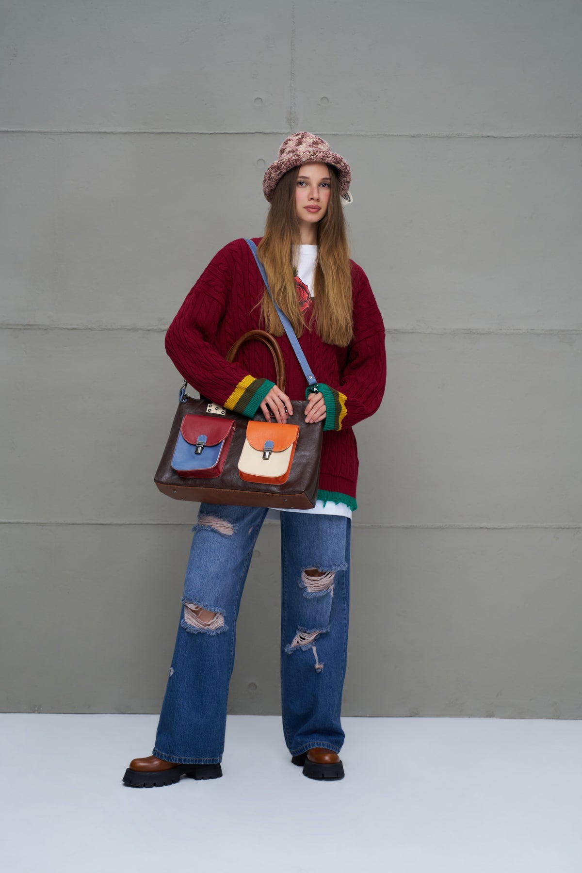 Multicolor Bag Woodstock