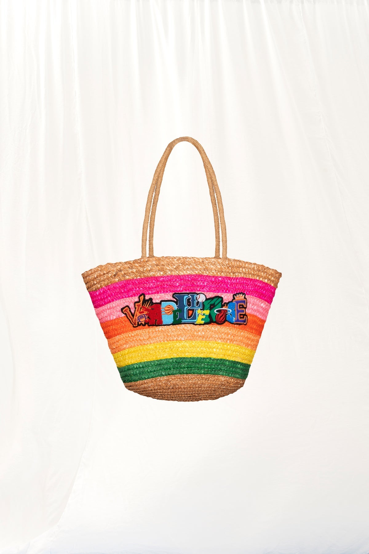 Multi Color Straw Bag Kok