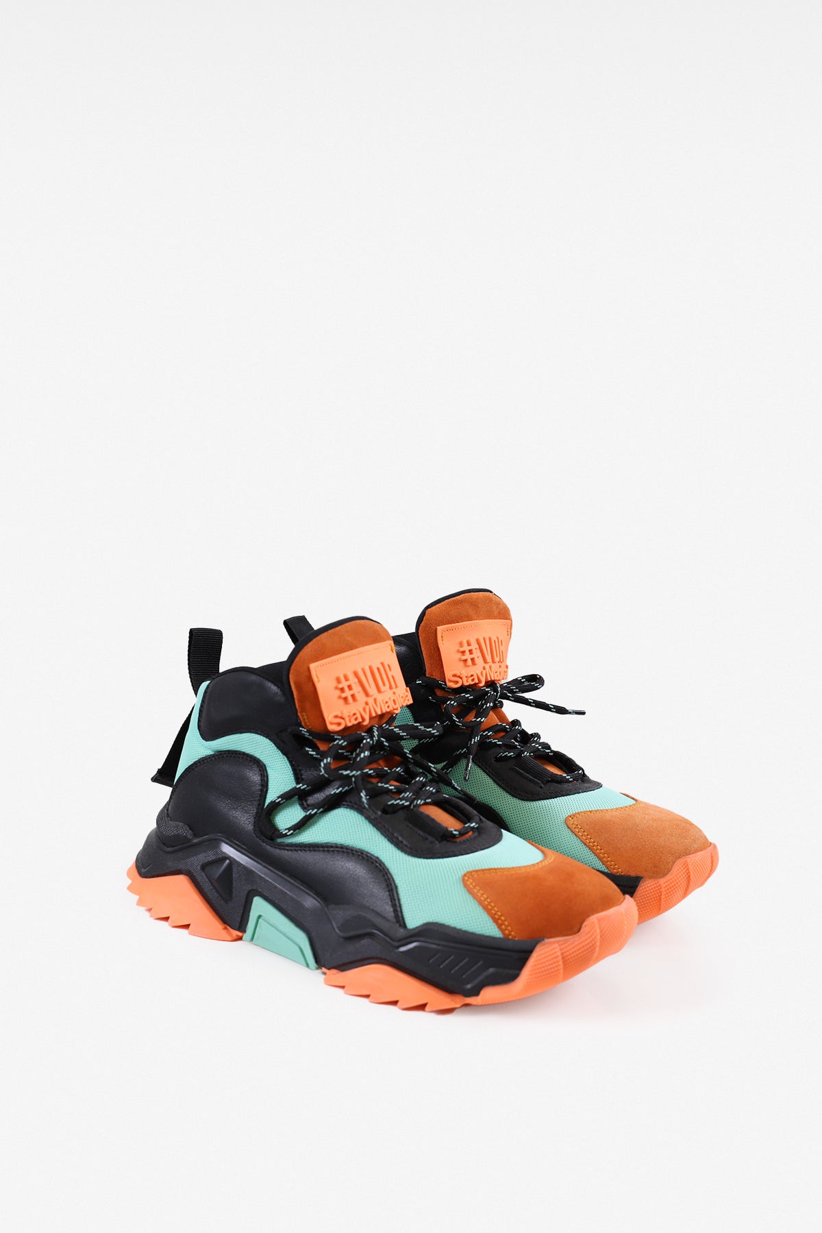 Nero Orange Sneakers Lee3