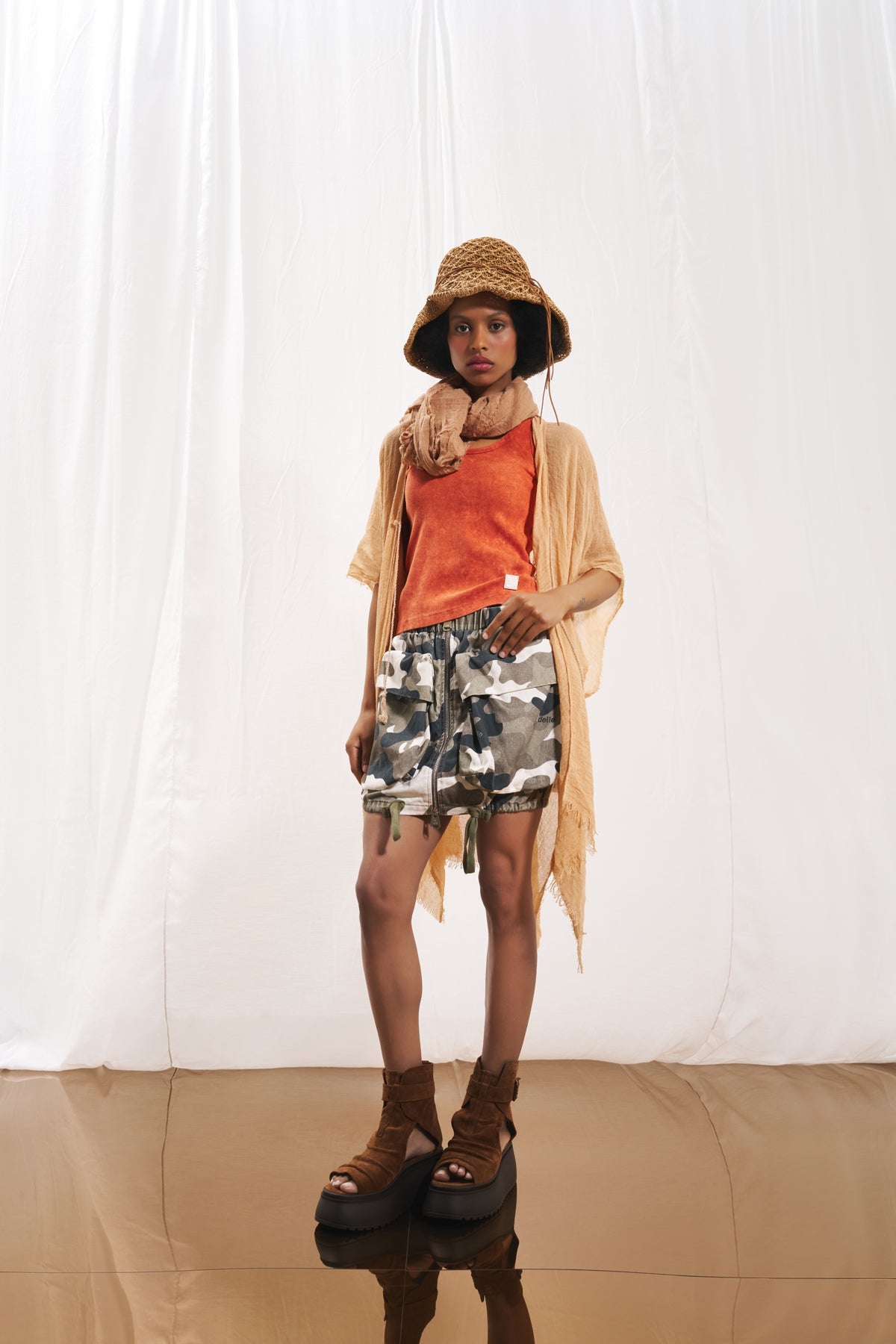 Mink Tulle Pareo Paro