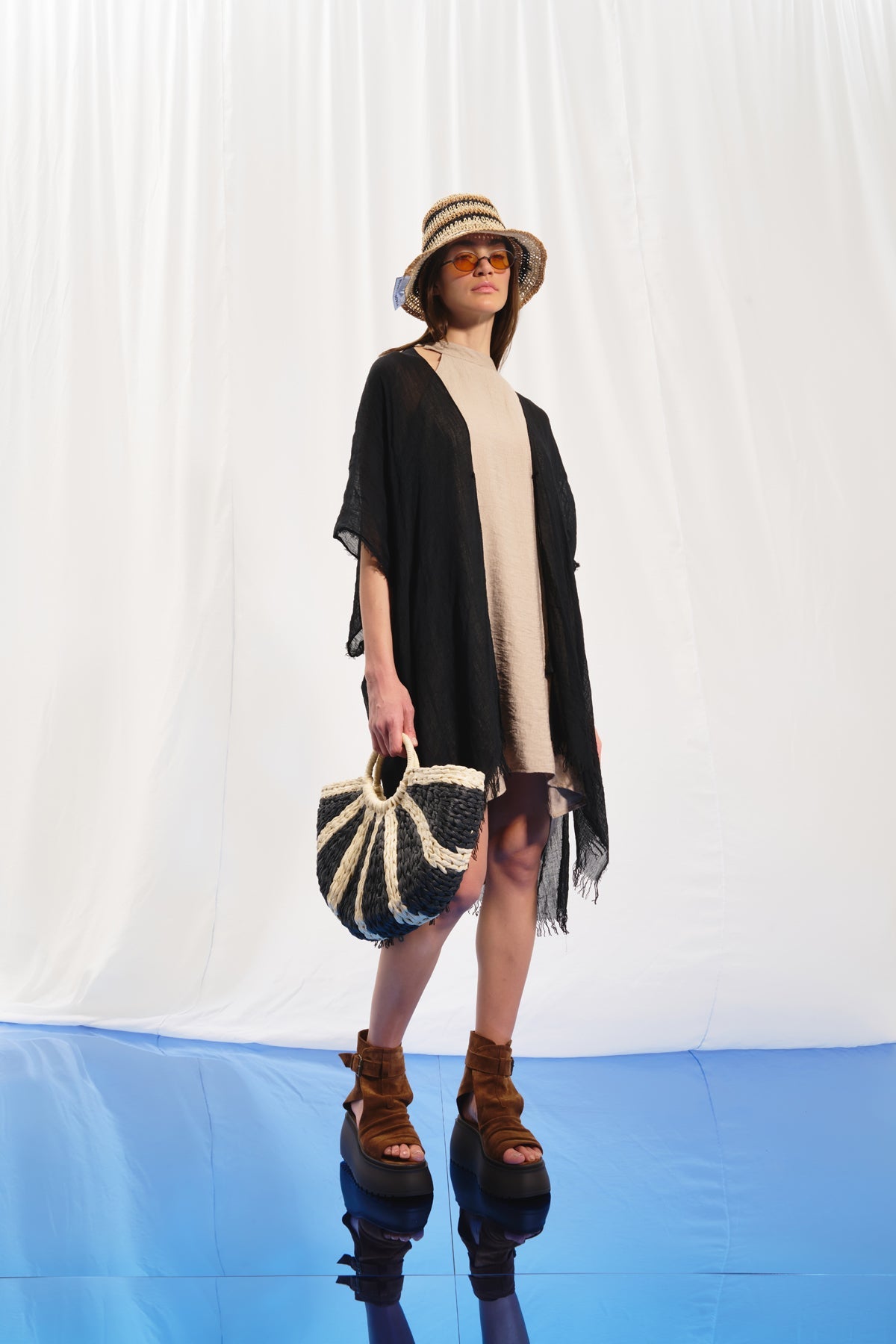 Black Tulle Pareo Paro