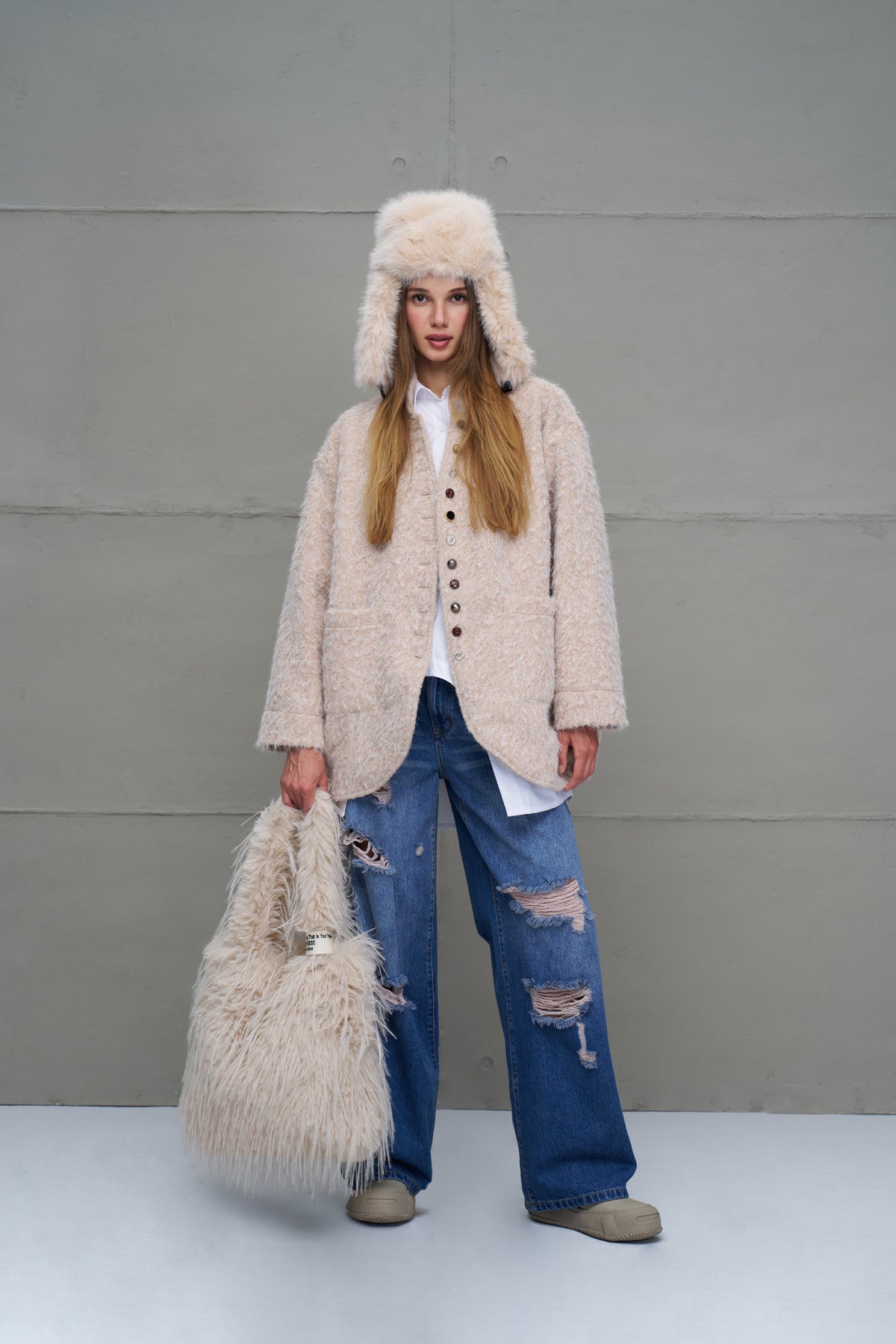 Beige Bag Pastel