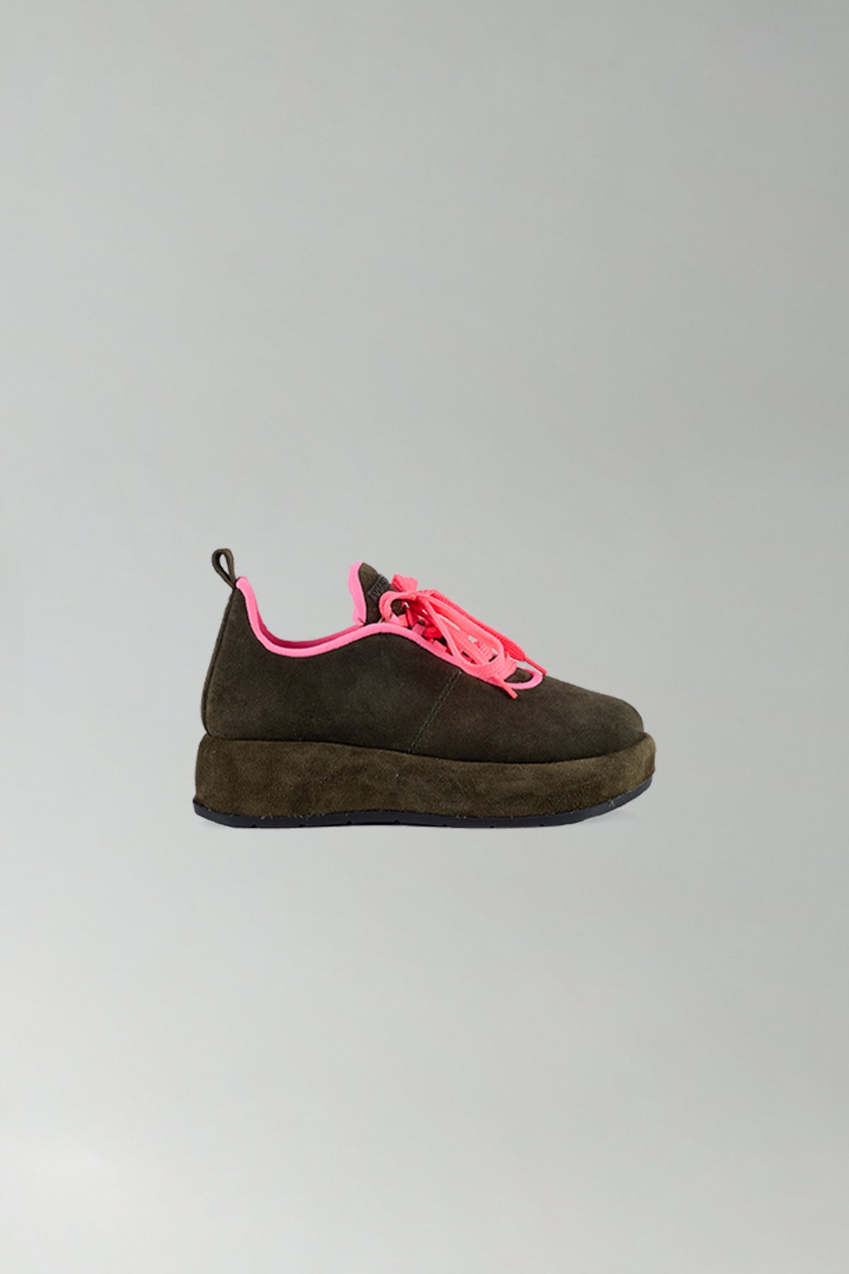 Khaki Pink Shoes Poffy