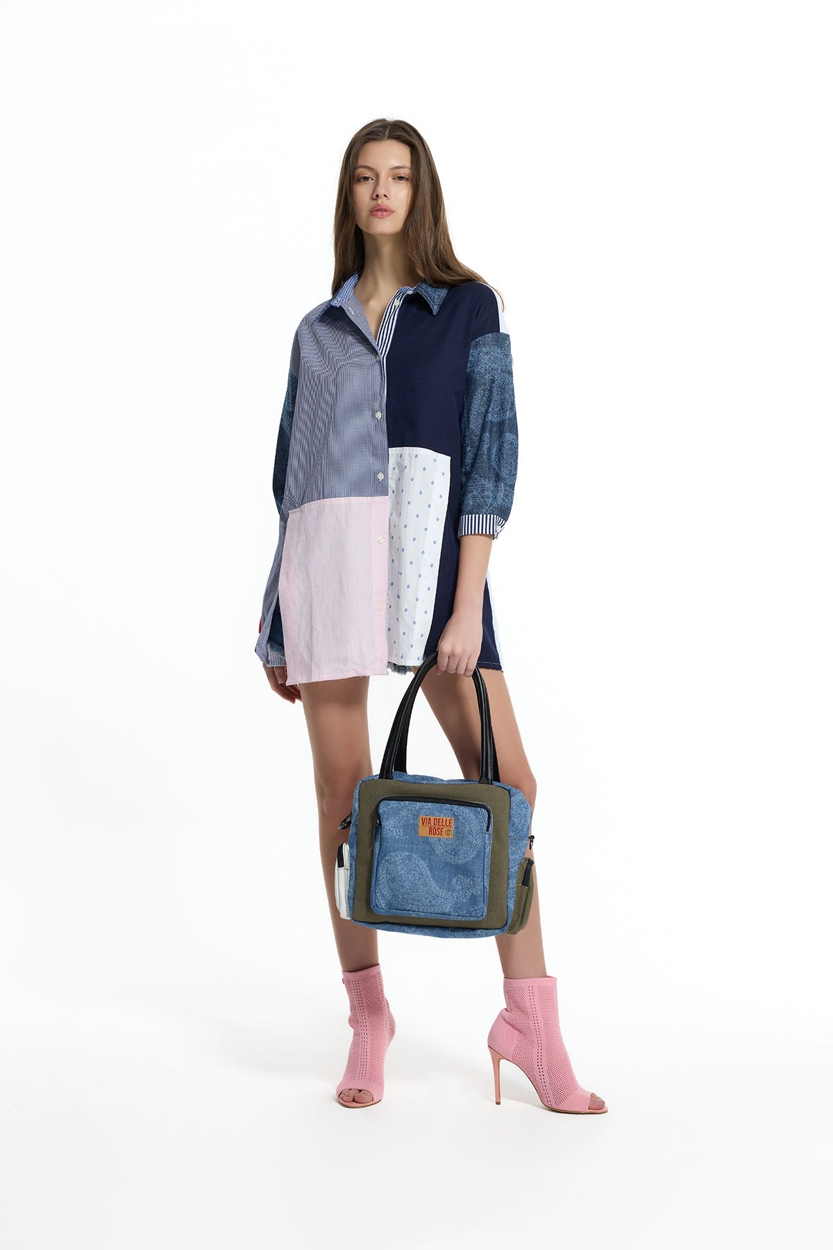 Khaki Blue Bag Porto25