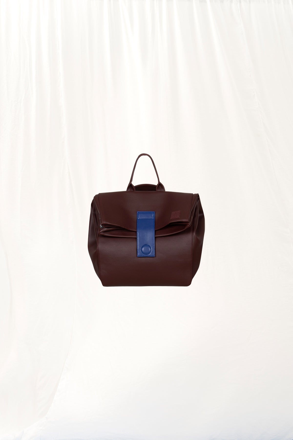 Burgundy Leather Mini Tote Bag Row