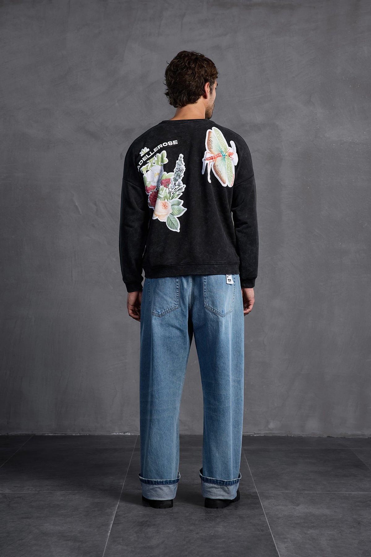 Blue Baggy Trousers 10015