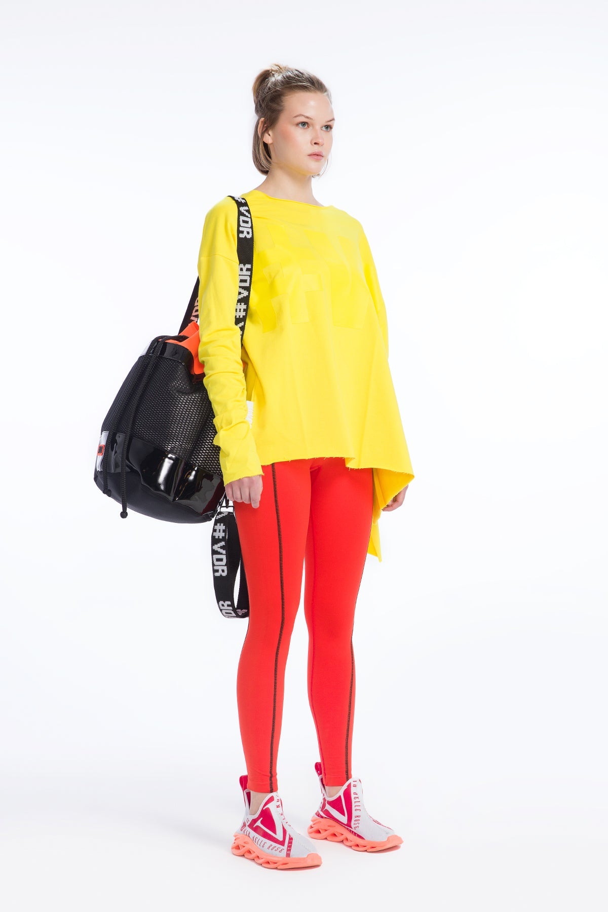 Orange Leggings 9387