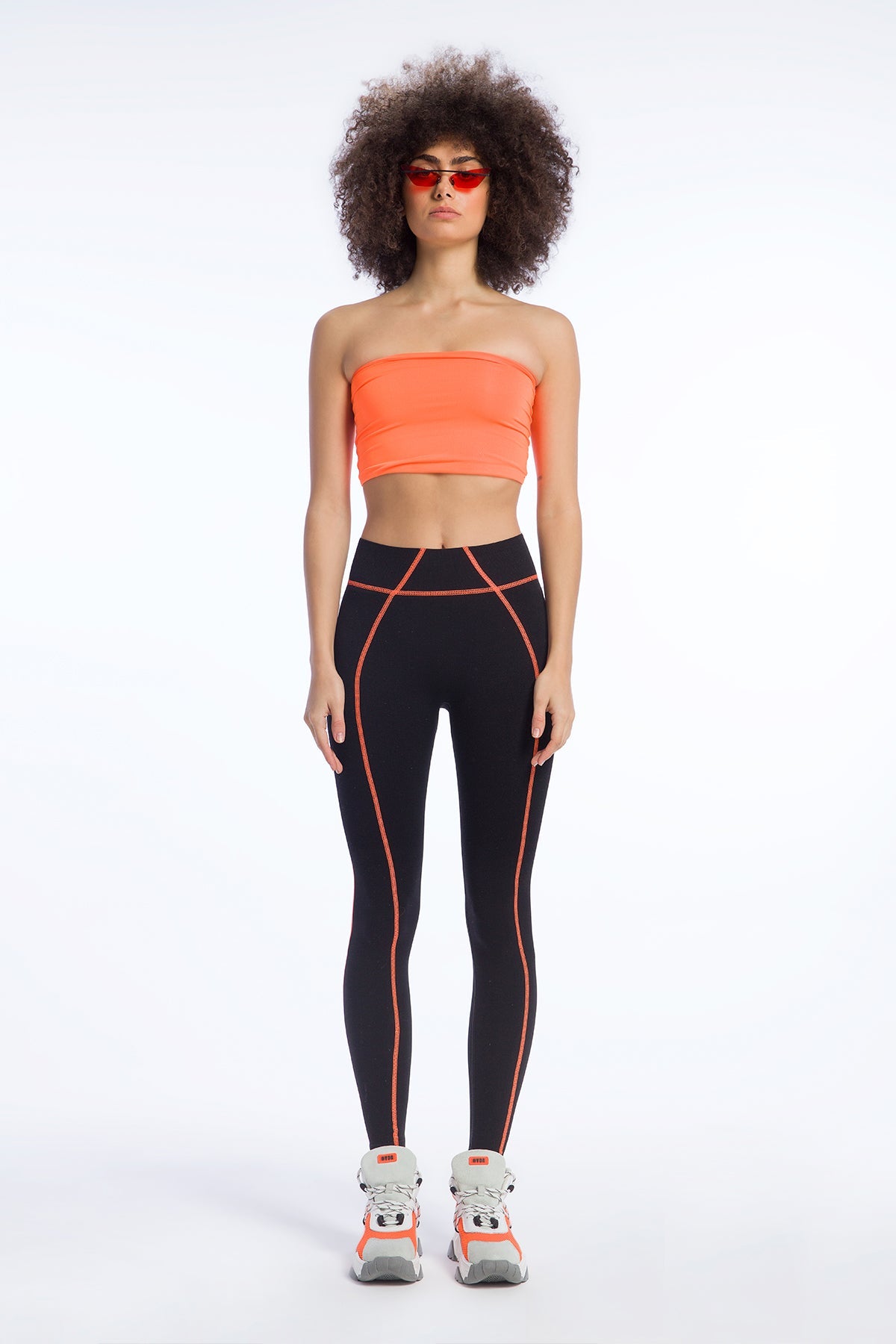 Orange Neon Bustier 9518