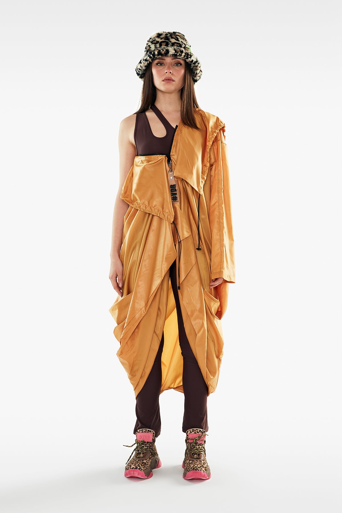 Gold Trench Coat 11245