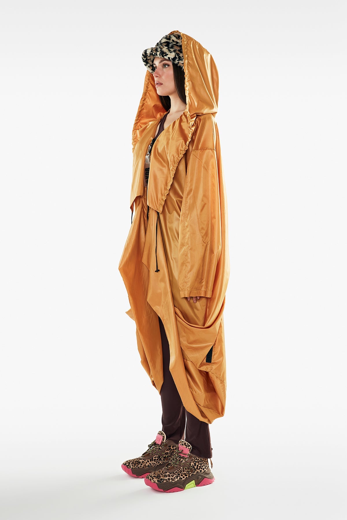 Gold Trench Coat 11245